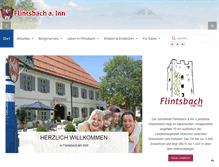Tablet Screenshot of flintsbach.de